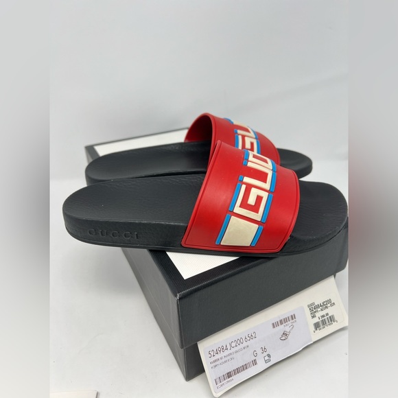 Gucci Rubber Slides size 36 Authentic - Picture 5 of 14